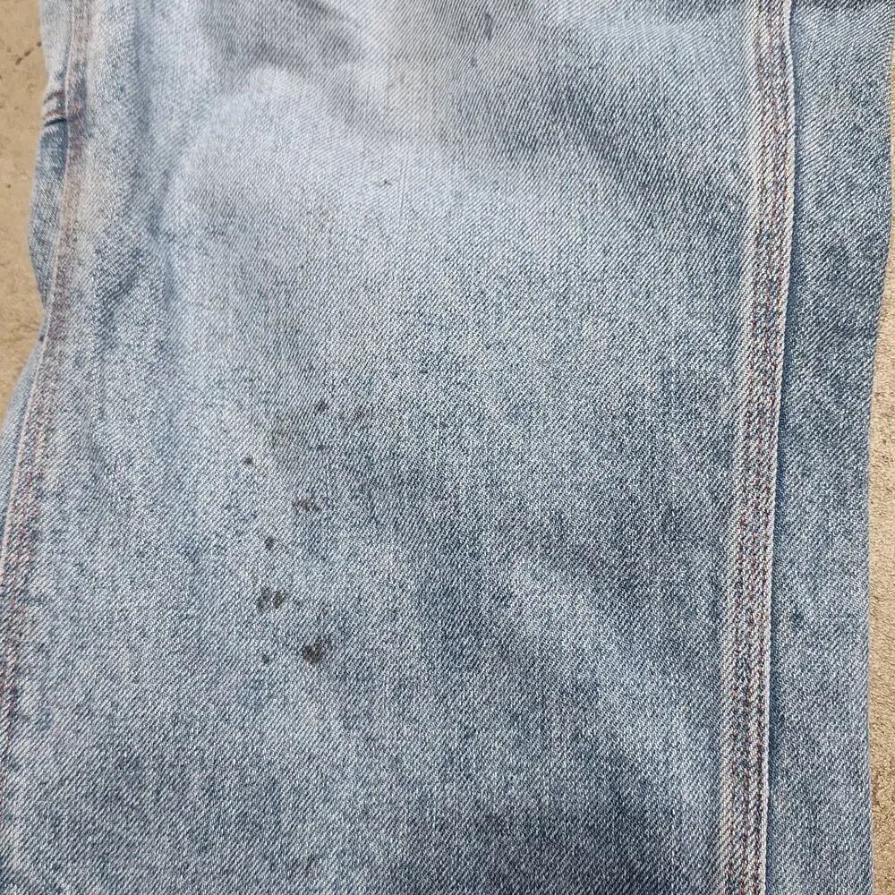 Vtg Big Mac Jeans Men's 38x29 Carpenter 1980s 90s Distressed Workwear Denim